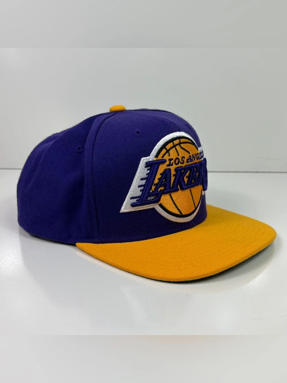 Los Angeles Lakers Mitchell & Ness NBA Hardwood Classics Cap Snap Back Hat